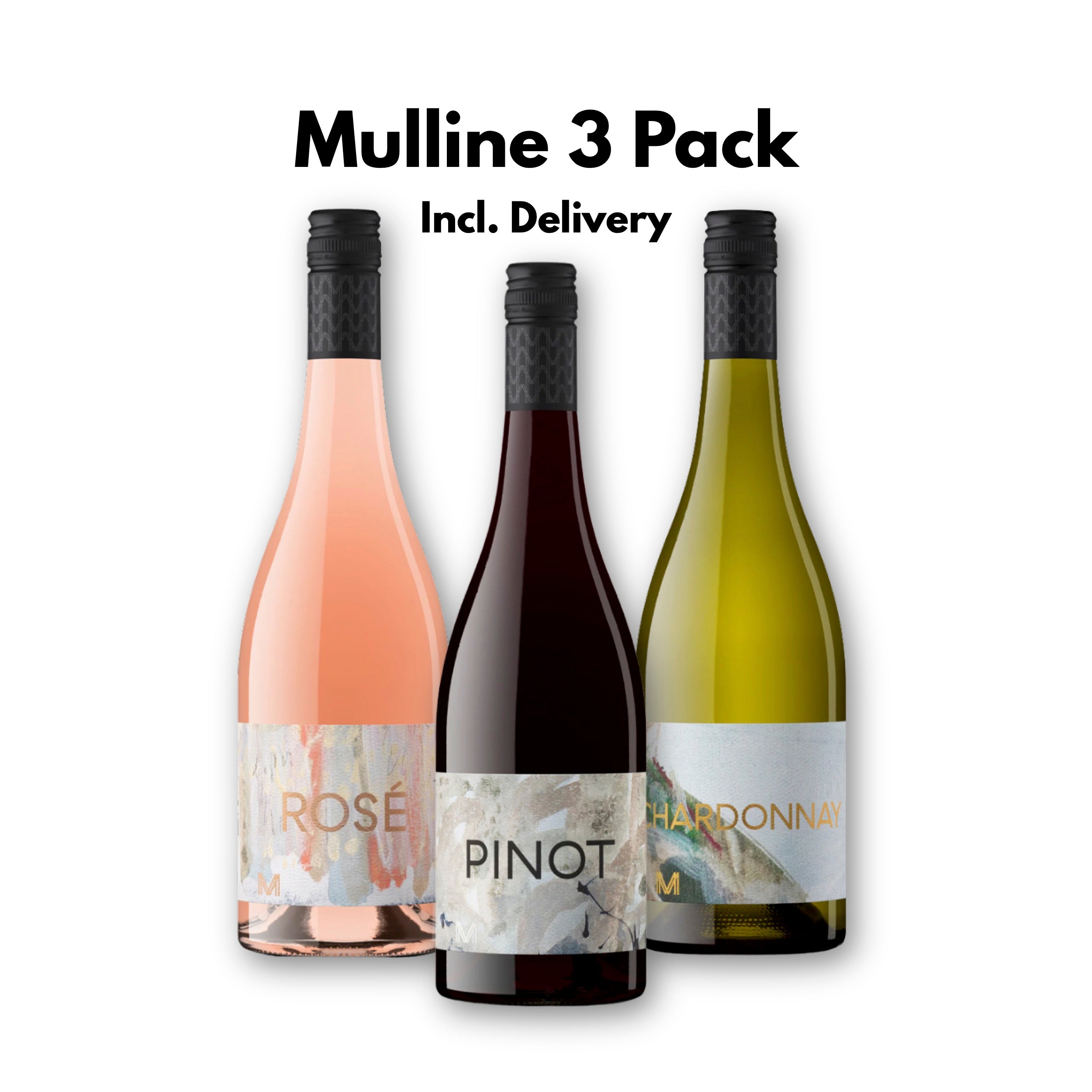 Mulline 3 Pack – Pinot, Rosé & Chardonnay